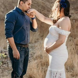 Mermaid maternity dress